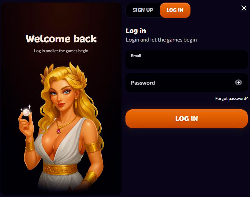 login aphrodite casino