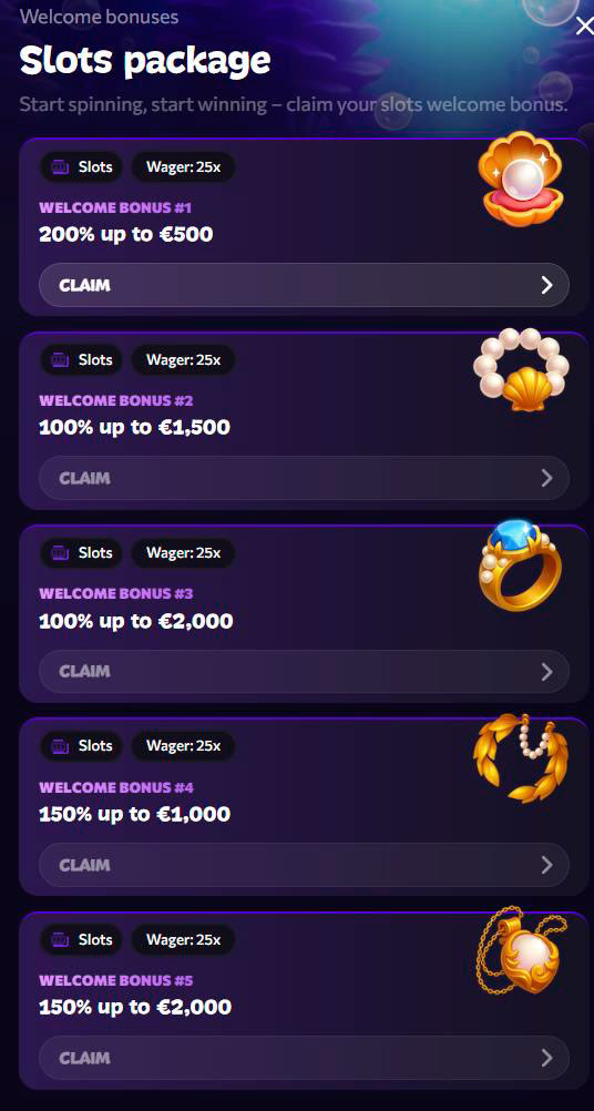 slots welcome bonus aphrodite casino