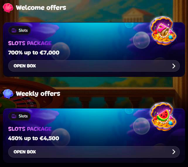 welcome offers aphrodite casino